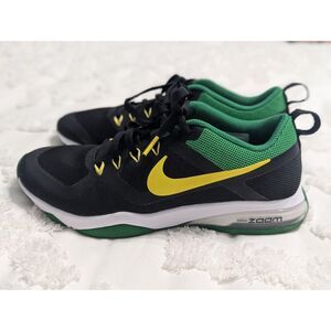 Nike Women's Black and Green Athletic Shoes